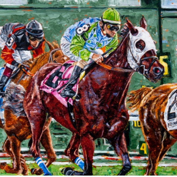 Horse/Jockey Original Paintings