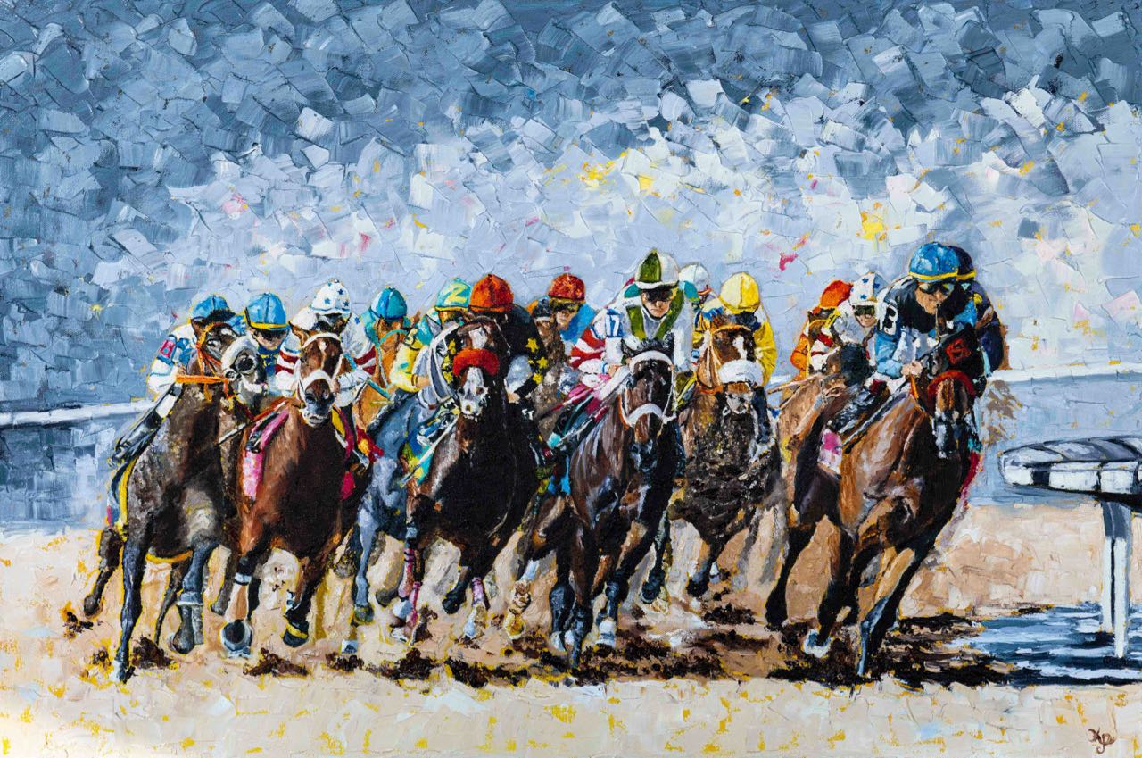 Original Horse/Jockey Paintings