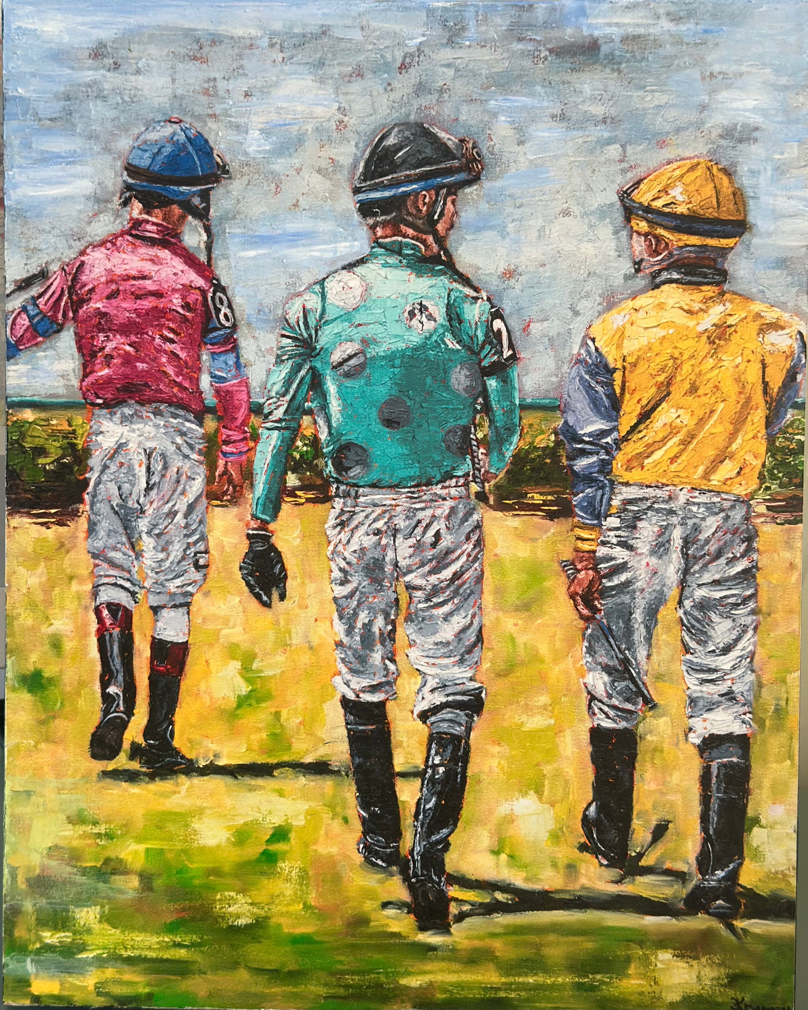 Horse/Jockey Enhanced Prints