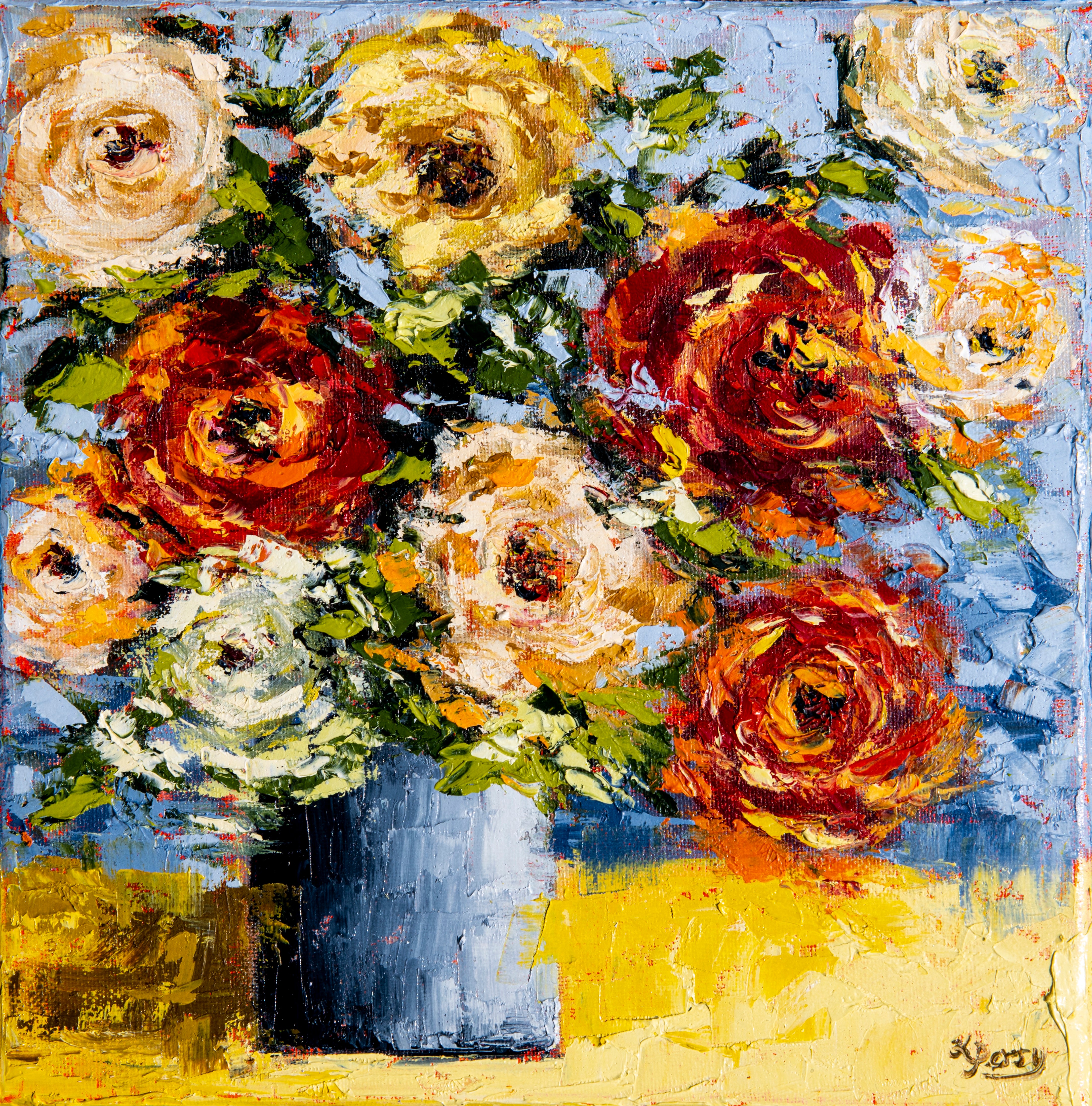 New Original Floral Paintings